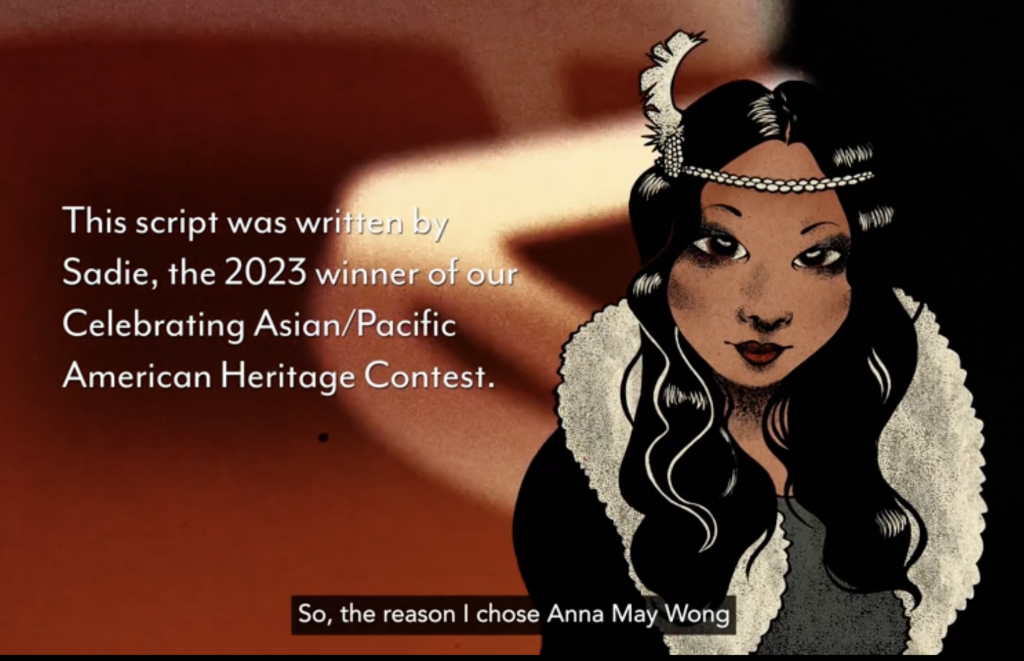 Sadie AAPI Winner 2023 Amy May Wong